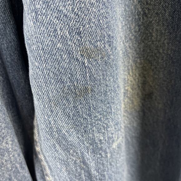 Wrangler Men's Blue Denim Jeans Straight Leg Relaxed Fit Size 36 X 34 Zip Fly - Picture 10 of 14